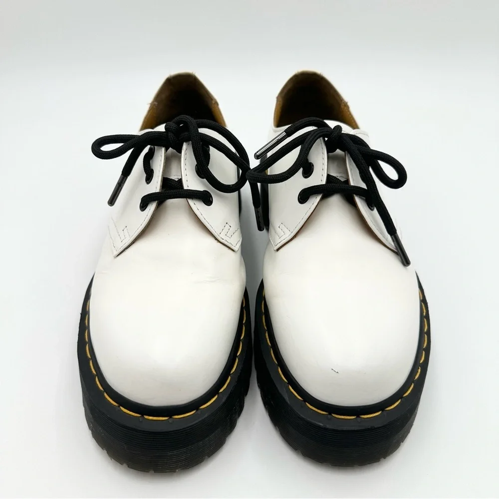 Dr. Martens 1461 Quad Smooth Leather Platform Oxford